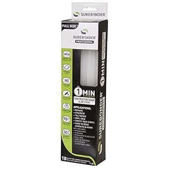Surebonder Construction Professional Grade Adhesive Hot Melt Glue ...