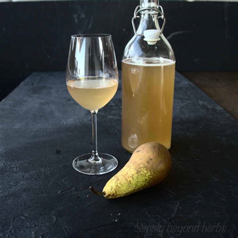 Pear wine recipe from ripe pears - SimplyBeyondHerbs