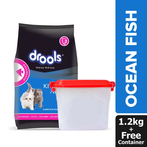 Buy Drools Ocean Fish Kitten Dry Food Online in India | Supertails