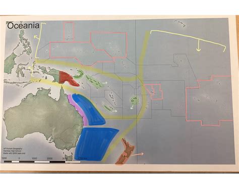 AP Human Geo Oceania Map Quiz