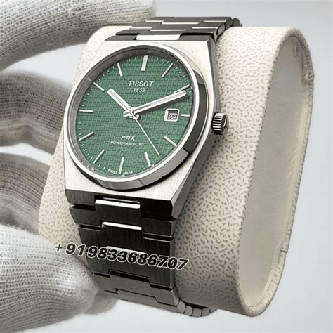 Tissot PRX Powermatic 80 Stainless Steel Green Dial 40mm High Quality ...