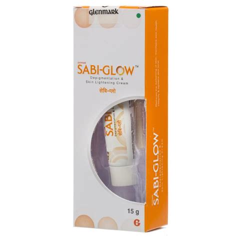 Buy Sabi-Glow Cream 15g from Glenmark Pharmaceuticals Ltd in India