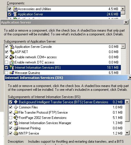 Program configuration for Exchange 2003 « News.Individual.NET