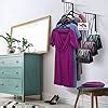 MFS Craft World® Wall Mounted Heavy Duty Metal Clothes Hanger Rack ...