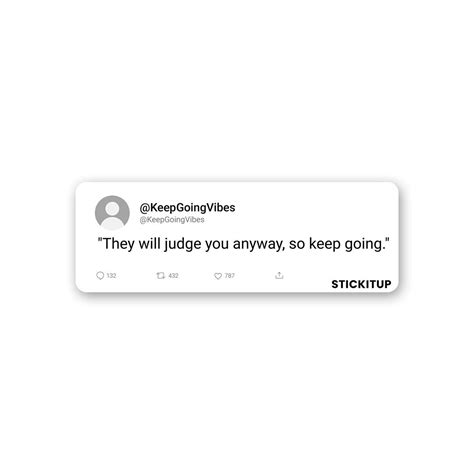 Buy They Will Judge You Sticker Online | Premium Waterproof Vinyl ...