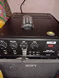 AHUJA DPA-370 30 Watts PA Amplifier with Built-in Player : Amazon.in ...