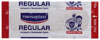 Hansaplast Regular Antiseptic 100 40 Free Strips - Uses, Side Effects ...