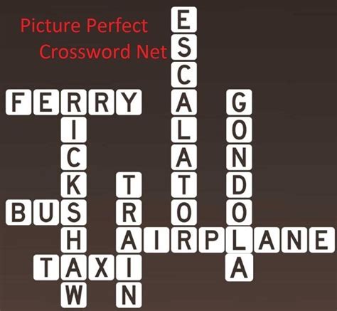 Public Transport - Picture Perfect Crossword