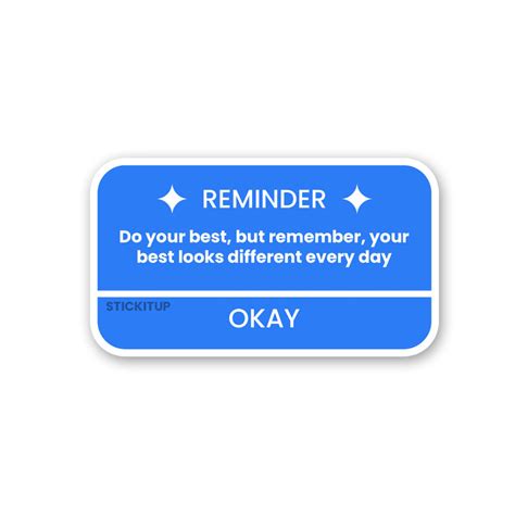 Do Your Best Sticker – STICK IT UP