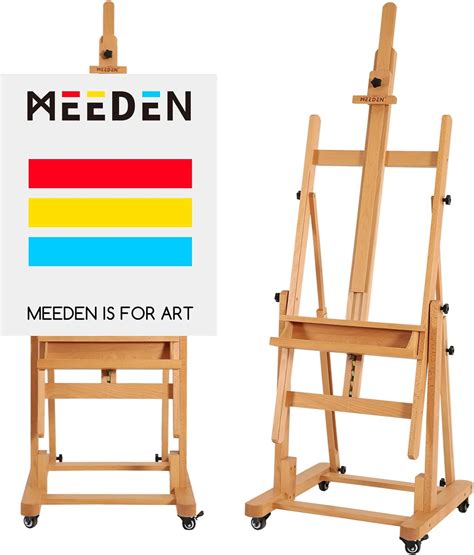 Amazon.com: MEEDEN Extra Large Heavy-Duty H-Frame Studio Easel - Solid ...