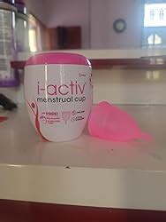 i-activ Menstrual Cup for Women with free sterilizer case | Rash-Free ...