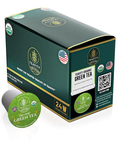 Organic Green Tea Pods for - Unsweetened Green Tea for K Cup Machines ...