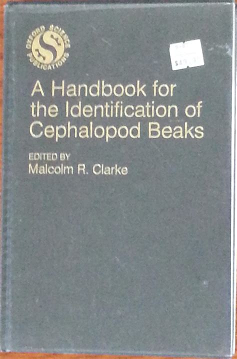 Buy A Handbook for the Identification of Cephalopod Beaks Book Online ...