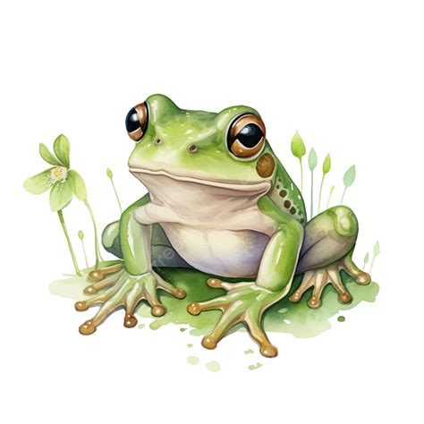Colored Frog Clip Art