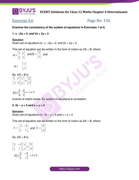 Image result for Maths Chapter 4 Class 12 Test