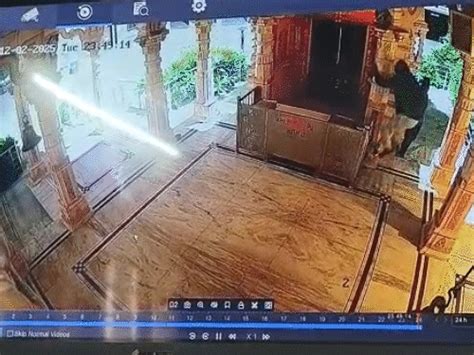 Smugglers on foot stole Mataji's jewellery, CCTV