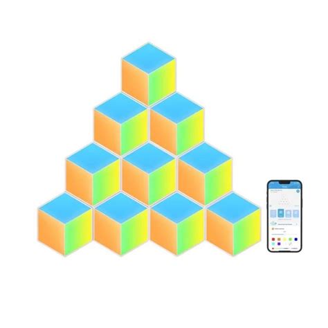 پنل روشنایی هوشمند 10 عددی گووی Govee Glide Hexa Pro LED Light Panels H6066