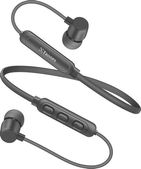 TP TROOPS Flexible Wireless Bluetooth Bullet Neckband Headset Super ...