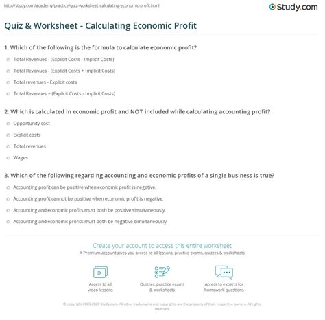 Economic Profit Definition