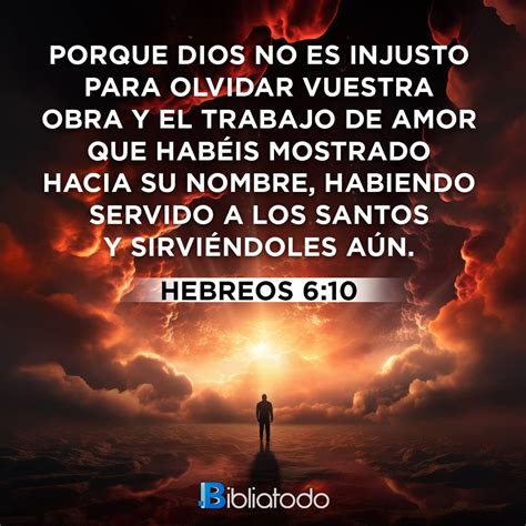 Hebreos 6:10 Referencias Cruzadas de la Biblia | Conexiones Versículo a ...