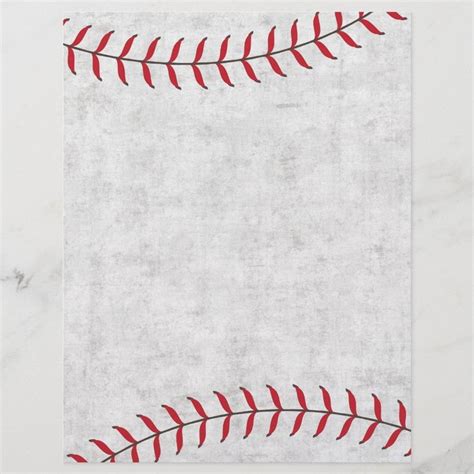 Baseball Scrapbook Paper 的图像结果