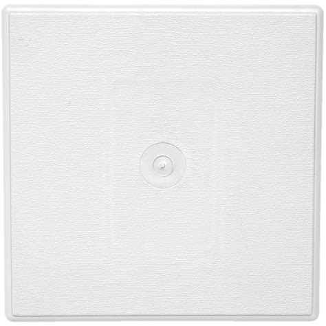 Ply Gem 6.625-in x 6.625-in White/Woodgrain Vinyl Universal Mounting ...