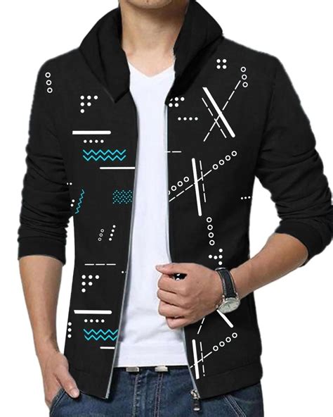 Printed hoodie jacket for Men