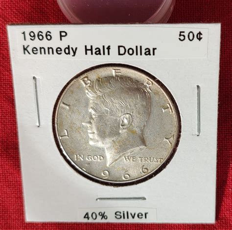 1966 P Kennedy Half Dollar - Free Shipping for additional coins ...