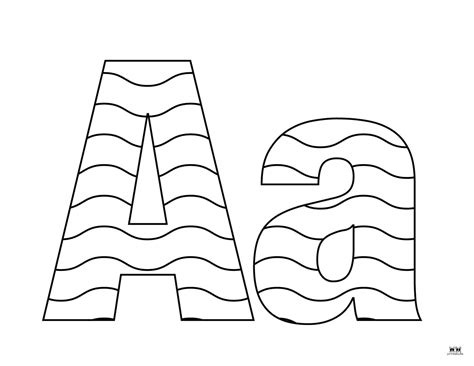 Free Coloring Pages Letter A