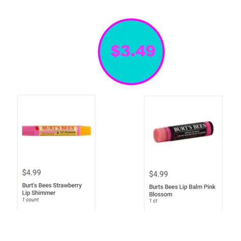 New Burt's Bees Lip Color printable coupon - Kroger Couponing