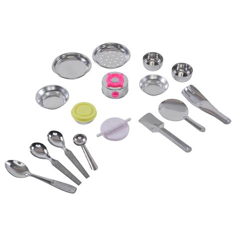 Buy Storio It's My Kitchenware Set Cute Mini Toy Kitchen Stainless ...