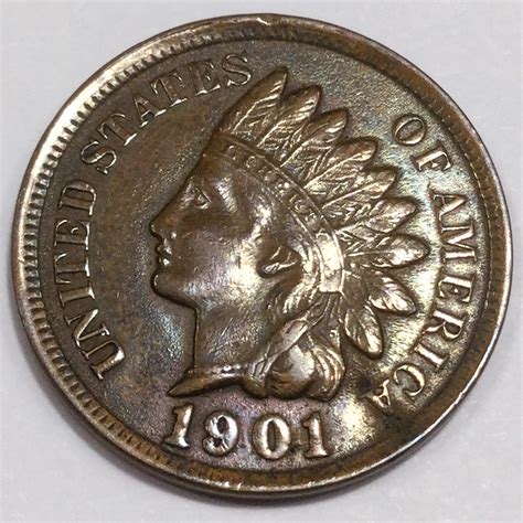 1901 Indian Head Penny Beautiful High Grade Coin | Property Room