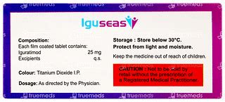 Iguseas Tablet 10 - Uses, Side Effects, Dosage, Price | Truemeds