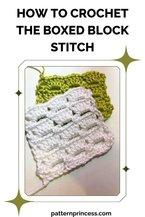 Image result for Crochet Boxed Stitch Tutorial