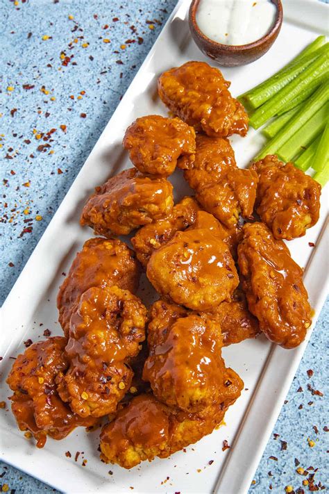 Boneless Wings Recipe (Buffalo Style) - Chili Pepper Madness
