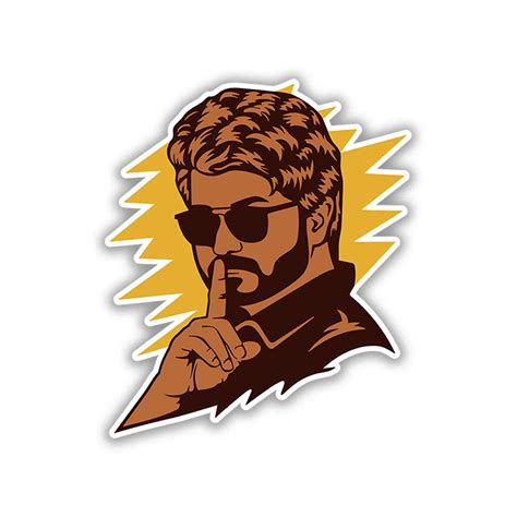 THALAPATHY VIJAY STICKER - 5 – Inkyprinty.in