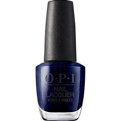 O.P.I Nail Lacquer | Yoga-Ta Get This Blue (Deep Blue) | 15 ml | Long ...
