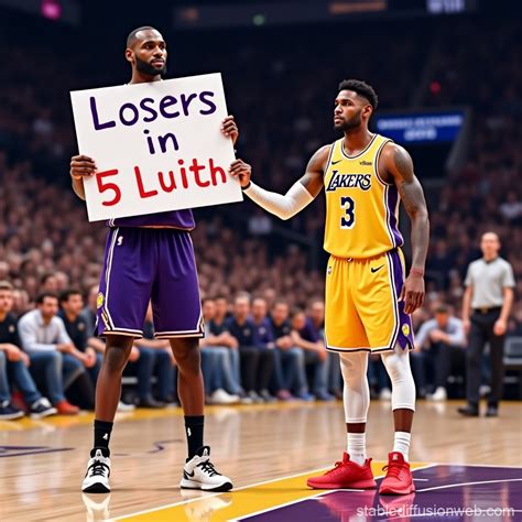 Lakers vs. Wolves: Anthony Edwards' Sign | Stable Diffusion Online