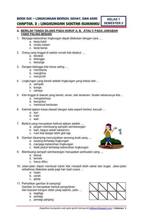 Soal Ujian Semester 1 Kelas 6: Persiapan Maksimal!