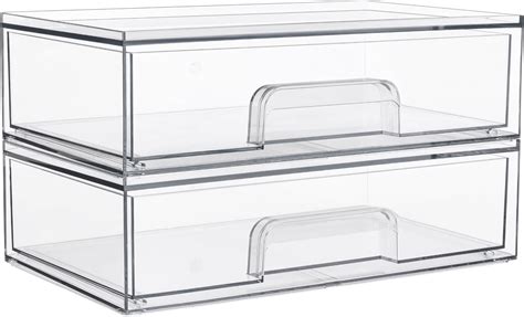 Amazon.com: Vtopmart Large Stackable Storage Drawers and 7 PCS Clear ...