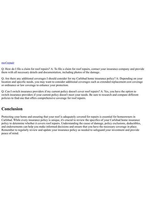 PPT - Is Your Carlsbad Home Insurance Covering Roof Repairs? PowerPoint ...