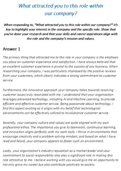 Customer Service Interview Questions Answers 的图像结果