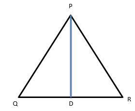 in a triangle pqr PD is perpendicular on QR such that D lies on QR. If ...