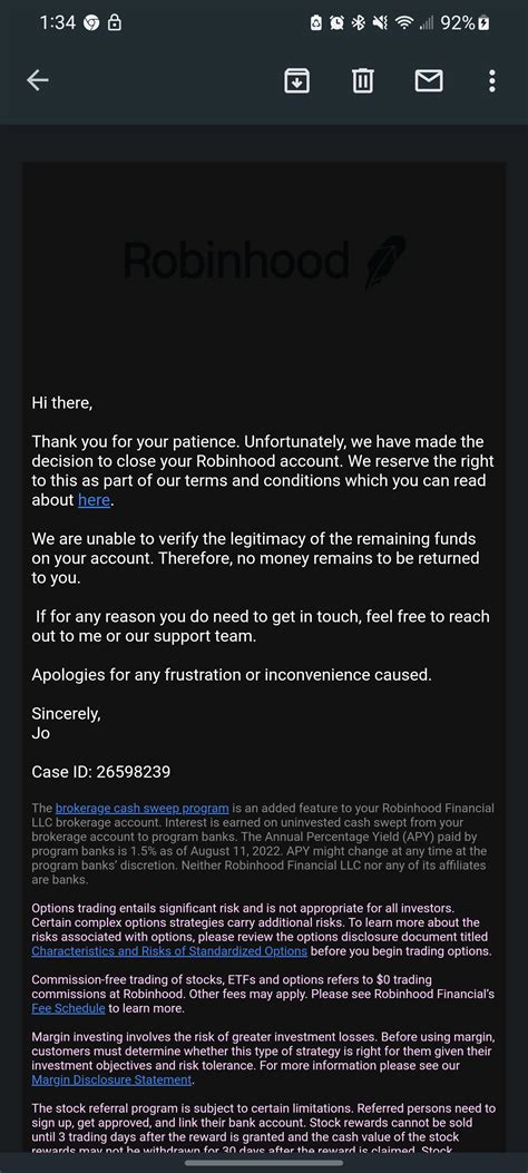 Robinhood Deleted My Account And Refuses to Return My Funds : r ...