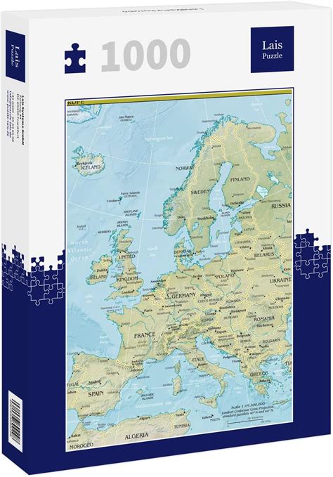 Lais Puzzle Buy Europe Map Jigsaw Puzzle - 1000 Pieces at Ubuy India