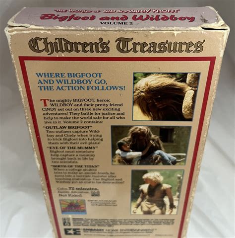 Bigfoot and Wildboy Vol. 2 [VHS Tape] The World Of Sid & Marty Krofft ...