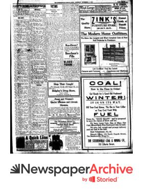 Steubenville Herald Star Archives, Nov 6, 1909, p. 11