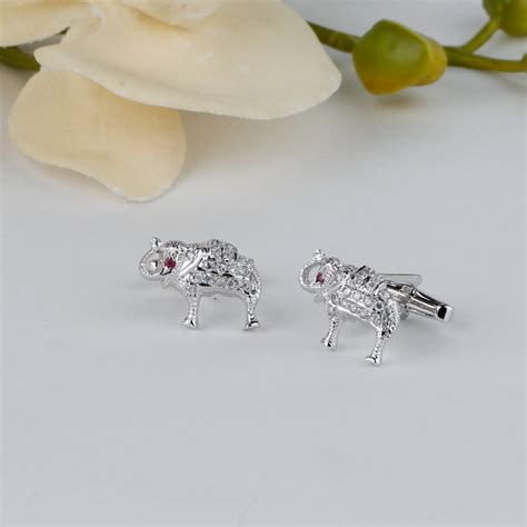 Classy Elephant Shaped Cufflink