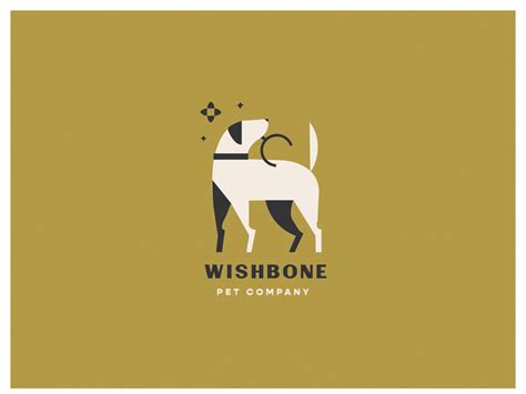 Wishbone | Branding Concept | Dog logo design, Geometric logo, Branding ...