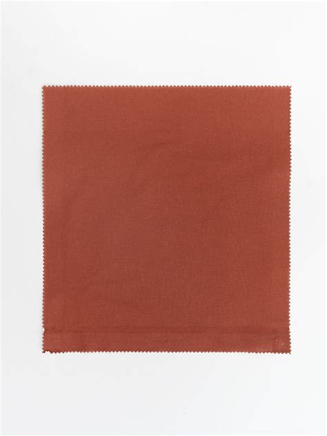 Solid Cotton Fabric - Brick Red